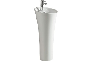 Раковина напольная WeltWasser WW LEERBACH 4141 GL-WT 41 белый (10000008707)