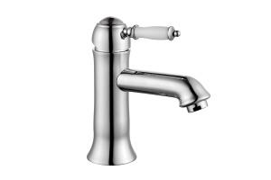 Смеситель Lemark Villa LM4806C для умывальника монолитный с донным клапаном клик-клак, хром