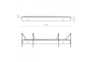 Основание для светильника Nowodvorski Cameleon Canopy D 780 8552 - 2
