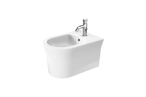 DURAVIT (White Tulip) Биде подвесное 370 x 540 мм, с отверстием под смеситель, белое