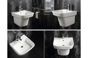 Раковина подвесная CeramaLux NB 50.5 см белый (NB164) - 3