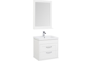 Мебель для ванной Aquanet Денвер 65 белый глянец