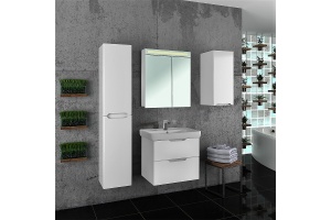 Тумба с раковиной Dreja.Eco Q 70 белая - 2