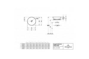 Накладная раковина Villeroy&Boch Loop & Friends 38 белая - 3