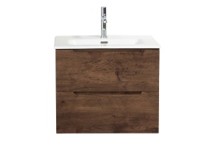 Тумба с раковиной BelBagno Etna 80 темное дерево