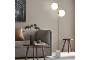 Торшер Eurosvet Marbella 01158/2 латунь - 2