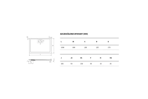 Поддон для душа EXCELLENT Lavano 120x80 серый - 3