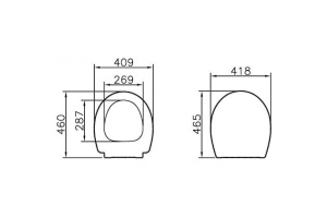 Сиденье для унитаза Vitra Memoria белое - 2