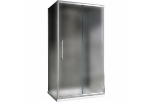 Душевой уголок Abber Schwarzer Diamant 110х80 хром стекло матовое