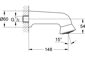 Верхний душ Grohe Relexa Plus 28948000 - 2