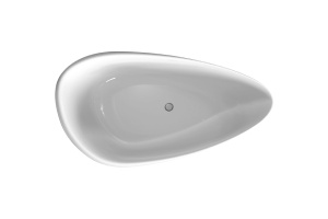 Акриловая ванна Black&White Swan 170х95 белая - 3