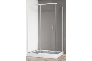 Душевой угол Royal Bath HPV 120х90 профиль белый стекло прозрачное