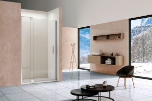 Душевая дверь в нишу Vincea Extra VDP-1E9010CL 90/100 см, стекло прозрачное, хром - 2