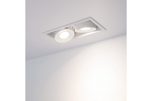 Встраиваемый светодиодный светильник Arlight CL-Simple-S148x80-2x9W Day4000 028150 - 2