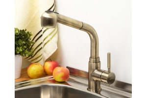 Смеситель Wasserkraft для кухонной мойки, светлая бронза A8237 - 2