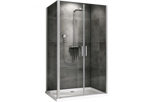 Душевой уголок Abber Sonnenstrand 100х85 хром стекло прозрачное
