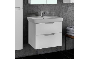 Тумба с раковиной Dreja.Eco Q 60 белая
