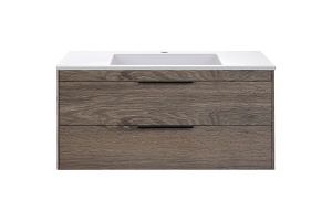 Тумба под раковину Vincea Chiara 100 темное дерево