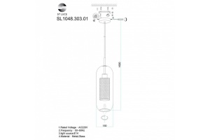 Подвесной светильник ST-Luce Gerrit SL1048.303.01 - 3