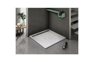 Душевой поддон с сифоном WeltWasser WW TRS 90 STONE-WT 90х90 белый (10000004366)