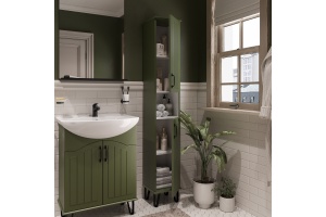 Мебель для ванной DIWO Сочи 65 зеленая - 3