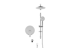 Swedbe Platta Душевой комплект со встроен.смесит. (с монтаж.боксом), верх.душем и пов.изливом 5541 - 3