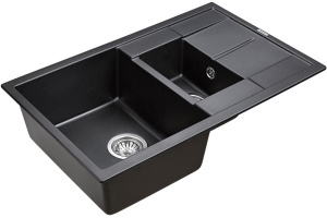 Мойка кухонная Paulmark Feste 77.5 черный матовый - 2