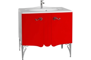 Мебель для ванной Bellezza Эстель 80 красная - 2