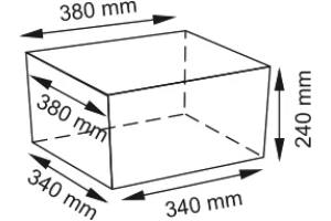 Контейнер Wasserkraft L светлое дерево - бежевый - 3