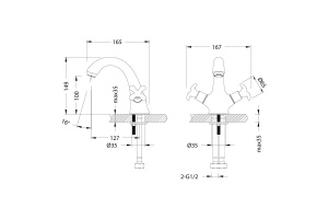 Смеситель Lemark Flora LM0106C для раковины - 2