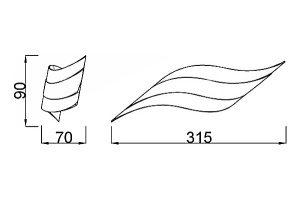Настенный светильник Mantra Tahiti C0089 - 3