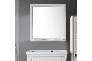 Зеркало ASB-Woodline Монте 80 бежевое, с полкой