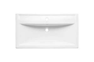 Раковина ASB-Woodline Фостер 80 белый - 2