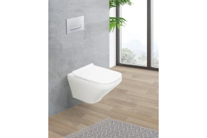 Унитаз подвесной BelBagno Sela белый, с сиденьем микролифт  - 3