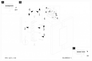 Накладной светильник Eglo ПРОМО Metrass 2 96042 - 2