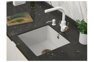 Дозатор для жидкого мыла Paulmark Rein белый матовый - 2