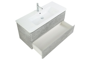 Тумба с раковиной BelBagno Albano 105 серый - 3