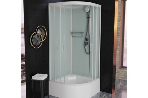 Душевая кабина Frank F400/2 White высокий поддон - 2