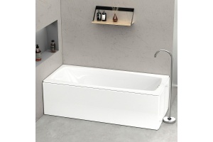 Боковой экран Black&White Swan 75х55 белый - 2