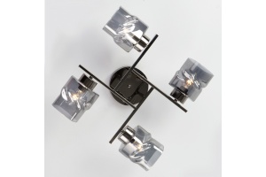 Потолочная люстра Eurosvet Hilari 30165/4 черный жемчуг - 2