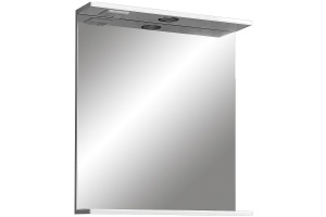 Зеркало Stella Polar Ванесса 60 с подсветкой белый