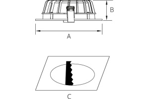 Встраиваемый светильник Fiberli CDEW 11130102 - 3