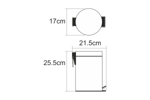 NEW K-633BLACK Ведро 3L - 3