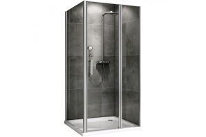 Душевой уголок Abber Sonnenstrand 120х85 хром стекло прозрачное
