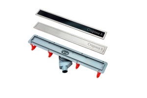 Душевой лоток Pestan Confluo Premium Line 850 черное стекло/сталь - 3