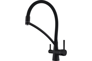 Смеситель Paulmark Siegen для кухонной мойки, антрацит Si213111-401TB