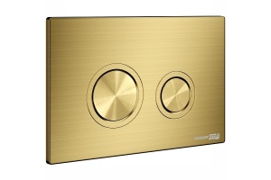 Смывной бачок скрытого монтажа Wasserkraft Aller кнопка смыва золото матовый - 3