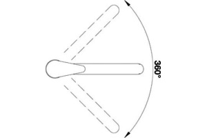 Смеситель для кухонной мойки Blanco Daras серый, хром (524189) - 3