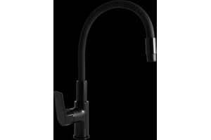 Смеситель для кухни Rav Slezak Colorado с гибким изливом черный матовый