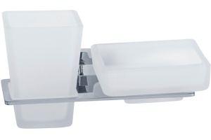 Стакан Veragio Ramba VR.RMB-4943.CR с мыльницей